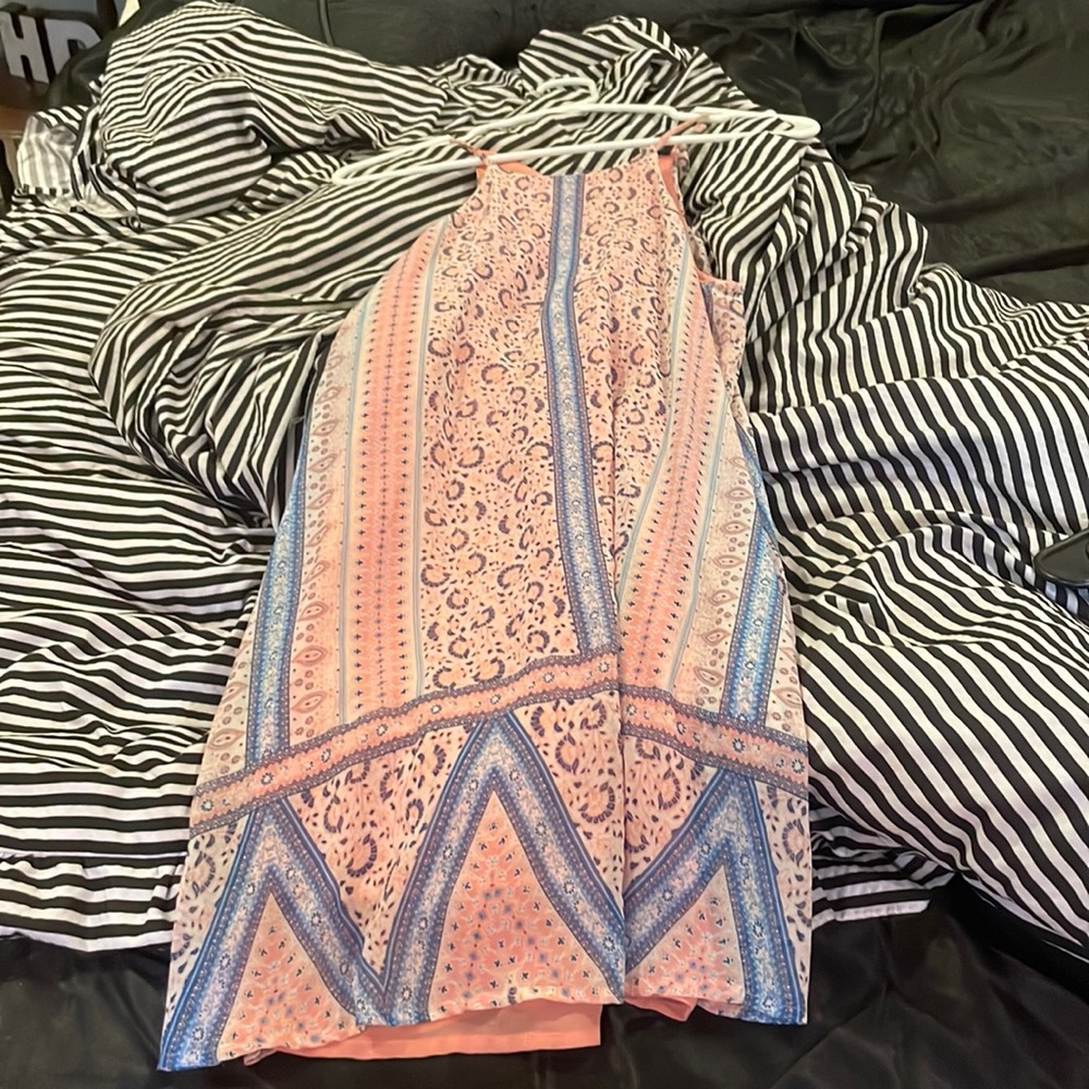 pink mini dress